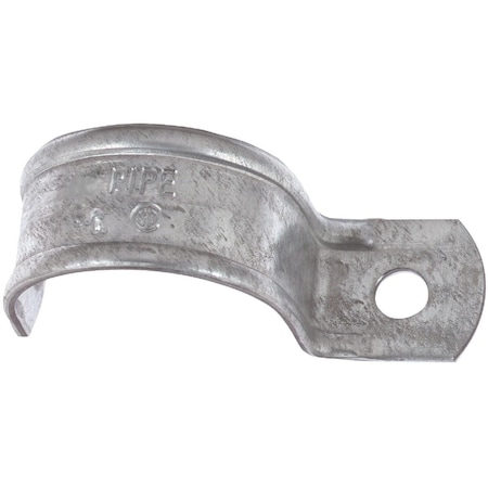 Halex Strap, Conduit Use, 1-1/4 in, Steel, Zinc Plated 96114